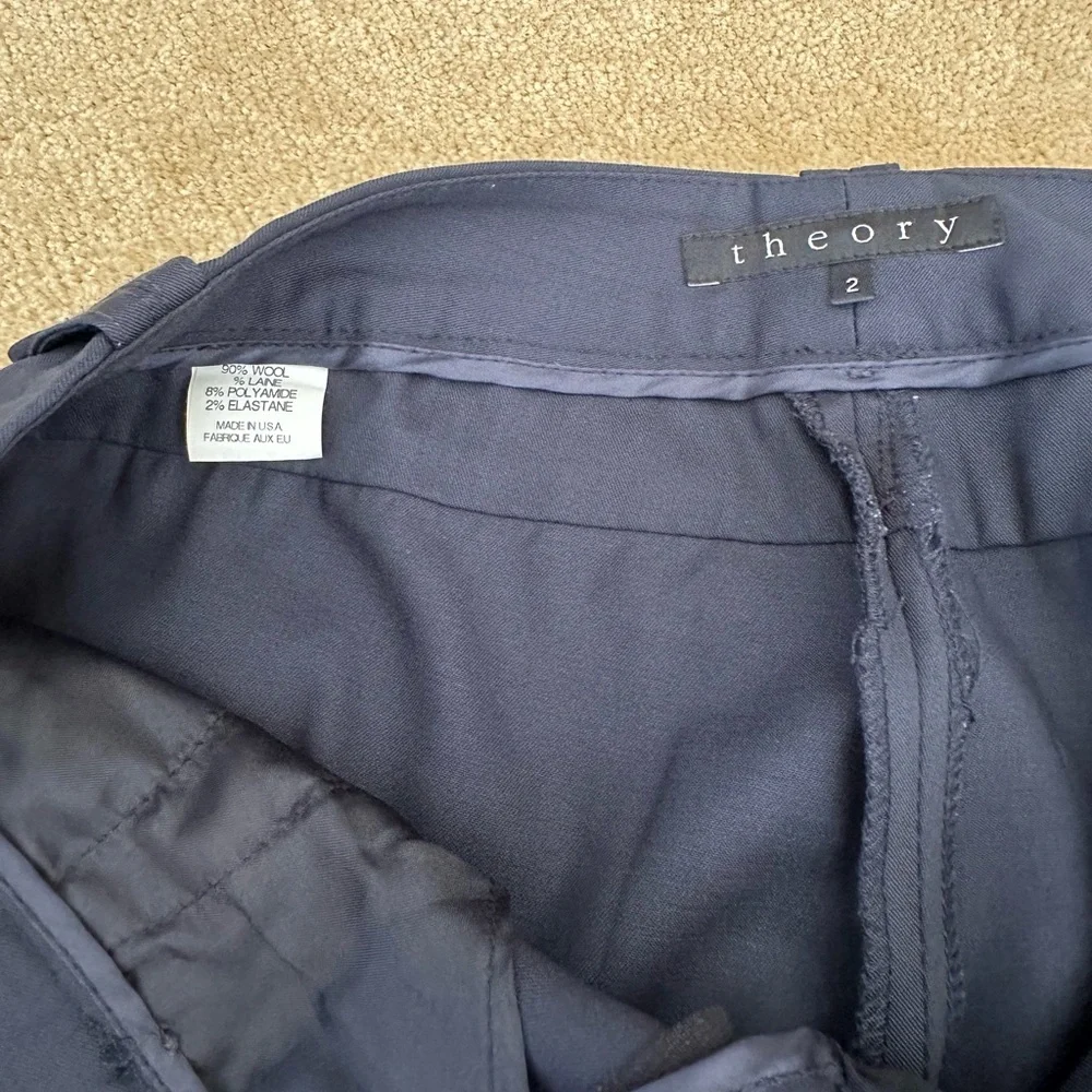 Theory Wool Crop Pants